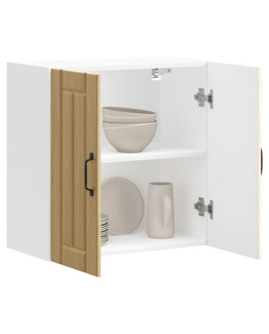 Armoire murale de cuisine Lucca chêne sonoma bois ingénierie | Mobilier & Déco