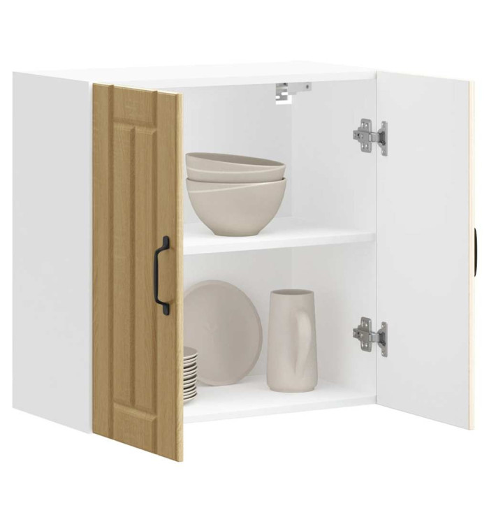 Armoire murale de cuisine Lucca chêne sonoma bois ingénierie | Mobilier & Déco