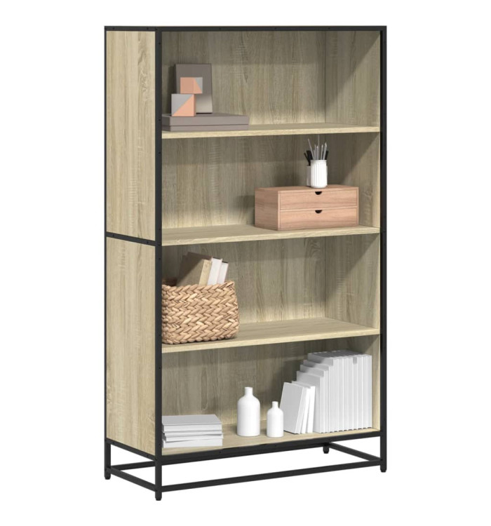 Bibliothèque chêne sonoma 80,5x35x139 cm bois d'ingénierie | Mobilier & Déco