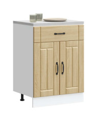 Armoire de cuisine Lucca chêne sonoma bois ingénierie | Mobilier & Déco