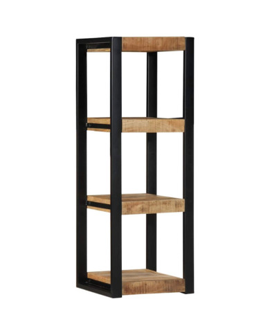 Étagère murale 35x35x100 cm bois de manguier brut massif | Mobilier & Déco