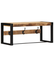 Porte-manteau 80x35x35 cm bois de manguier massif brut | Mobilier & Déco
