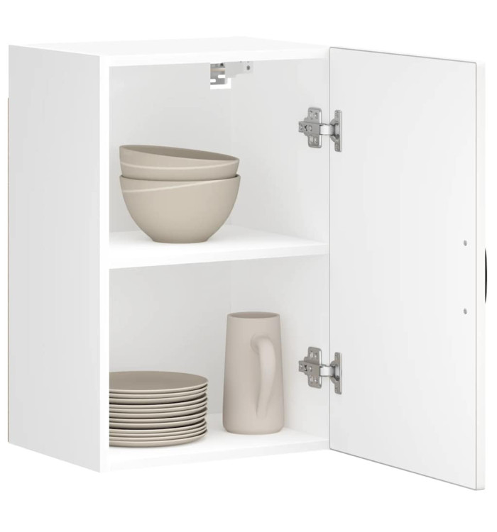 Armoire murale de cuisine Lucca blanc bois d'ingénierie | Mobilier & Déco