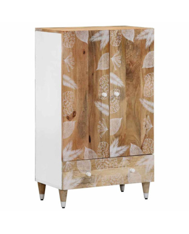 Buffet 60x33,5x100 cm bois de manguier massif | Mobilier & Déco