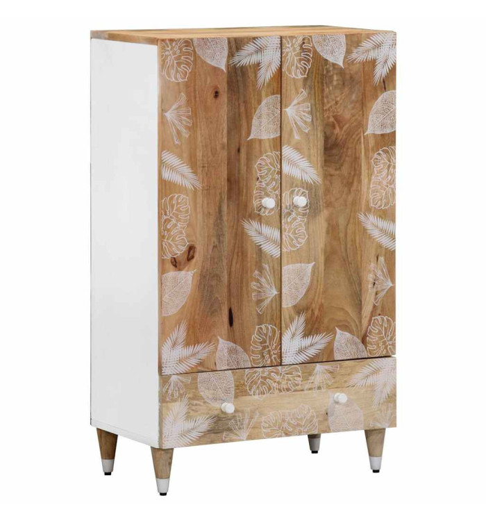 Buffet 60x33,5x100 cm bois de manguier massif | Mobilier & Déco