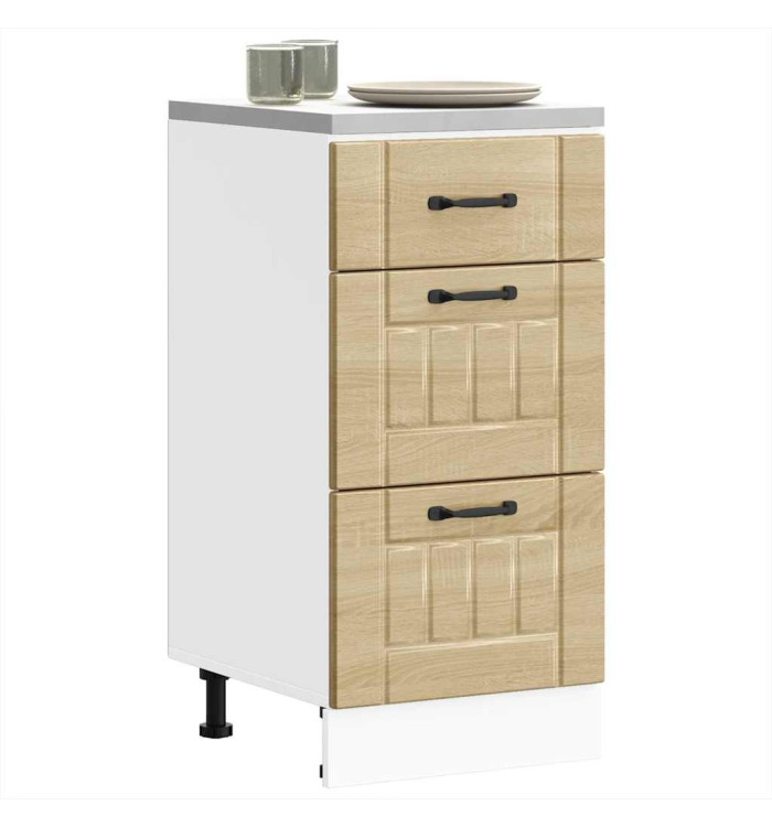 Armoire de cuisine Lucca chêne sonoma bois ingénierie | Mobilier & Déco