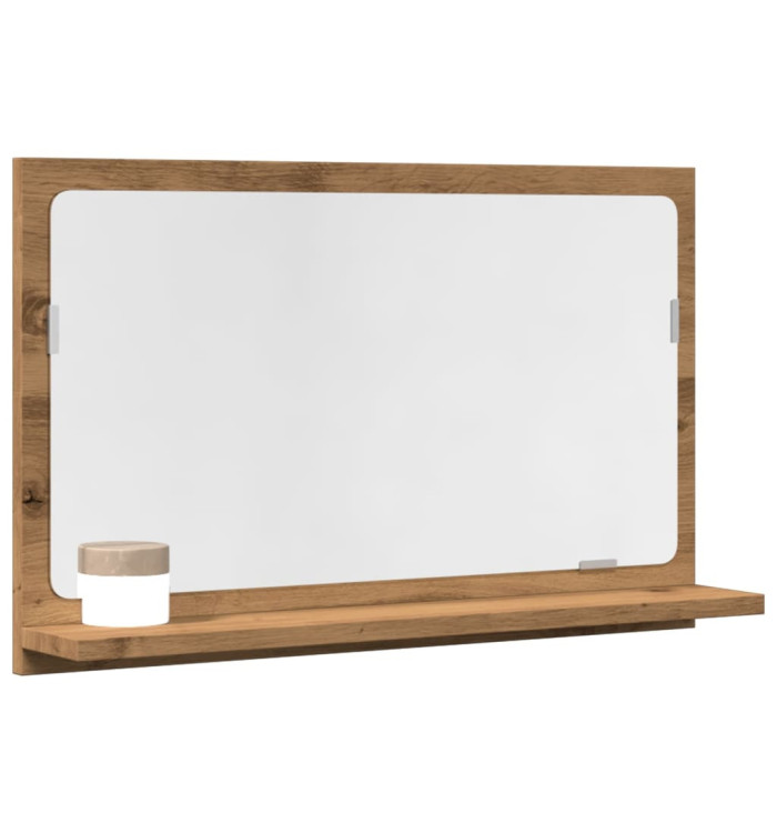 Armoire à miroir de salle de bain chêne artisanal 60x11x37 cm | Mobilier & Déco
