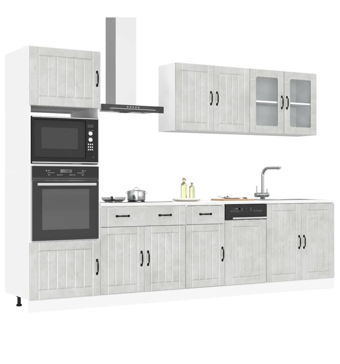Ensemble d'armoires de cuisine 7 pcs Kalmar bois d'ingénierie | Mobilier & Déco