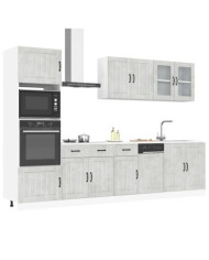 Ensemble d'armoires de cuisine 7 pcs Kalmar bois d'ingénierie | Mobilier & Déco