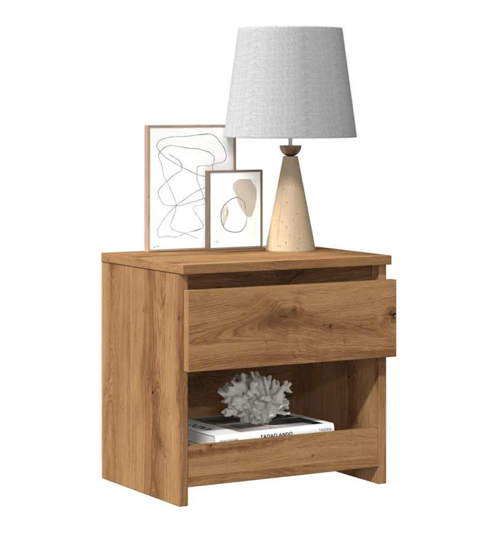 Tables de chevet 2 pcs chêne artisanal 40x30x39 cm | Mobilier & Déco