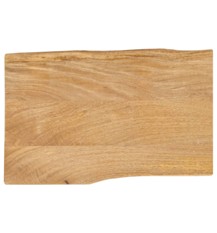 Dessus de table 50x40x2,5 cm bord vivant bois massif manguier | Mobilier & Déco