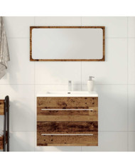 Meuble de salle de bain vieux bois 60x38,5x48 cm | Mobilier & Déco