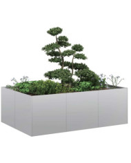 Jardinière 120x80x40 cm acier galvanisé | Mobilier & Déco