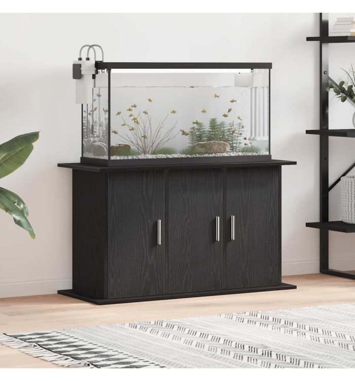 Support d'aquarium chêne noir 101x41x58 cm bois d'ingénierie | Mobilier & Déco