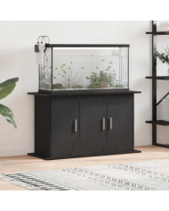 Support d'aquarium chêne noir 101x41x58 cm bois d'ingénierie | Mobilier & Déco