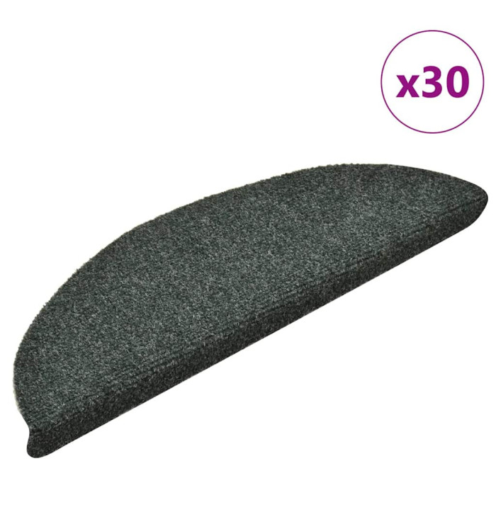 Tapis d'escalier auto-adhésifs 30 pcs vert 56x17x3 cm | Mobilier & Déco