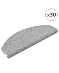Tapis d'escalier 30 pcs gris clair 65x24x4 cm | Mobilier & Déco