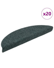 Tapis d'escalier auto-adhésifs 20 pcs vert 56x17x3 cm | Mobilier & Déco