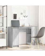 Bureau sonoma gris 120x42x76 cm bois d'ingénierie | Mobilier & Déco