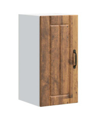 Armoire murale de cuisine Lucca vieux bois bois ingénierie | Mobilier & Déco
