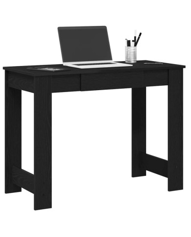 Bureau noir 100x45x75 cm bois d'ingénierie | Mobilier & Déco