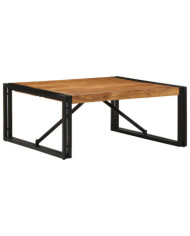 Table basse 80x80x35 cm bois massif acacia | Mobilier & Déco