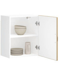 Armoire murale de cuisine Lucca chêne artisanal bois ingénierie | Mobilier & Déco