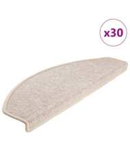 Tapis d'escalier 30 pcs taupe 65x24x4 cm | Mobilier & Déco