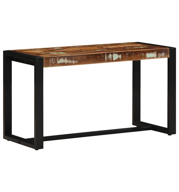 Banc multicolore 80x35x45 cm bois massif récupération | Mobilier & Déco