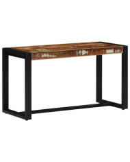 Banc multicolore 80x35x45 cm bois massif récupération | Mobilier & Déco