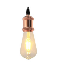 Douilles de lampe 2 pcs bronze or rose E27 | Mobilier & Déco