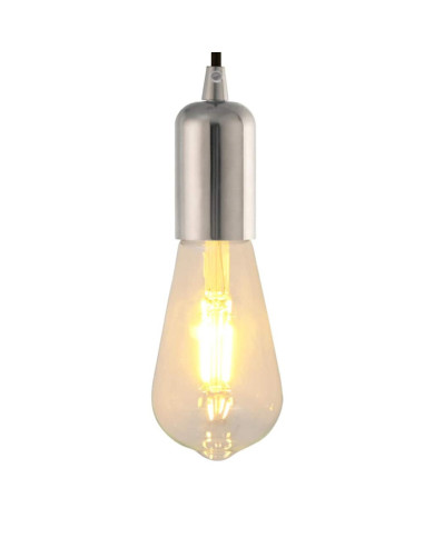 Douilles de lampe 2 pcs nickel satiné E27 | Mobilier & Déco
