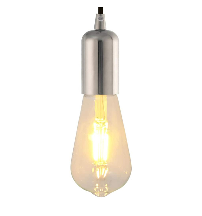 Douilles de lampe 2 pcs nickel satiné E27 | Mobilier & Déco