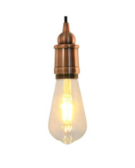 Douilles de lampe 2 pcs bronze rouge E27 | Mobilier & Déco