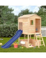 Aire de jeux d'extérieur bois massif de sapin | Mobilier & Déco