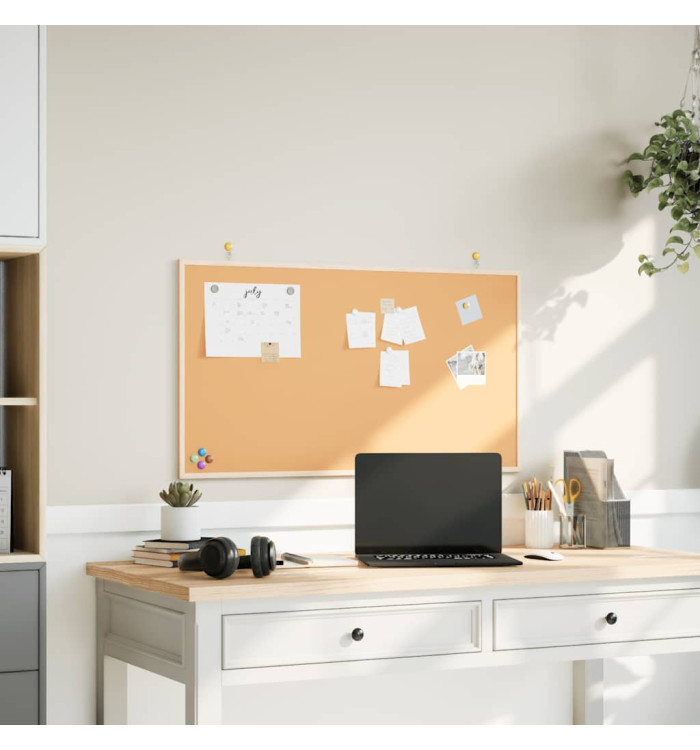 Tableau en liège avec cadre bois de pin massif 100x55 cm | Mobilier & Déco