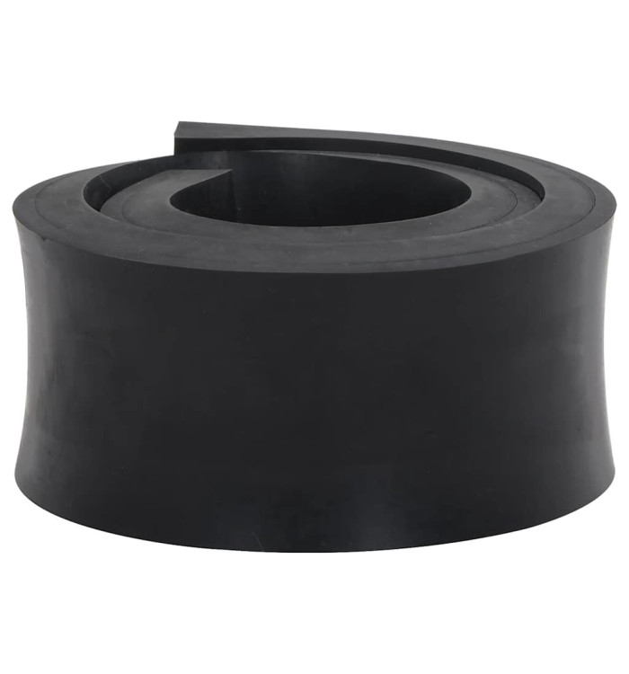 Bordure en caoutchouc de chasse-neige noir 80x8x2 cm | Mobilier & Déco