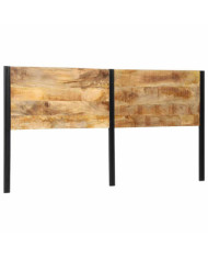 Tête de lit 200 cm bois massif manguier et fer | Mobilier & Déco