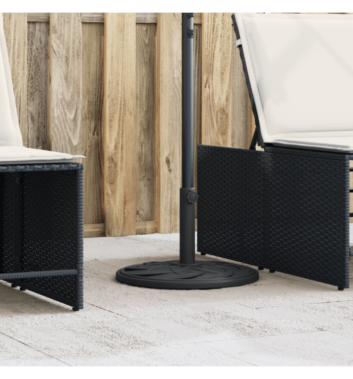 Base de parasol pour mâts Ø38 / 48 mm 12 kg rond | Mobilier & Déco