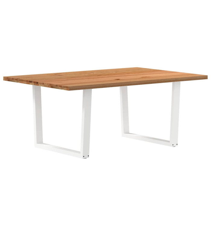 Table à manger 180x120x74 cm bois de chêne massif rectangulaire | Mobilier & Déco