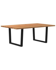 Table à manger 200x120x74 cm bois de chêne massif rectangulaire | Mobilier & Déco