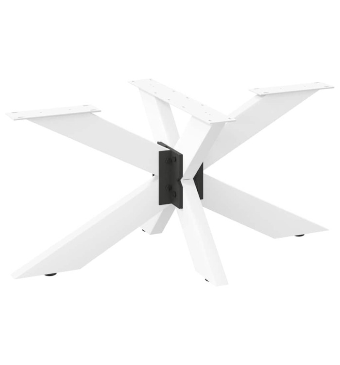 Pied de table basse en forme d'araignée, blanc, 98 x 58 x (42-43) cm, acier | Mobilier & Déco