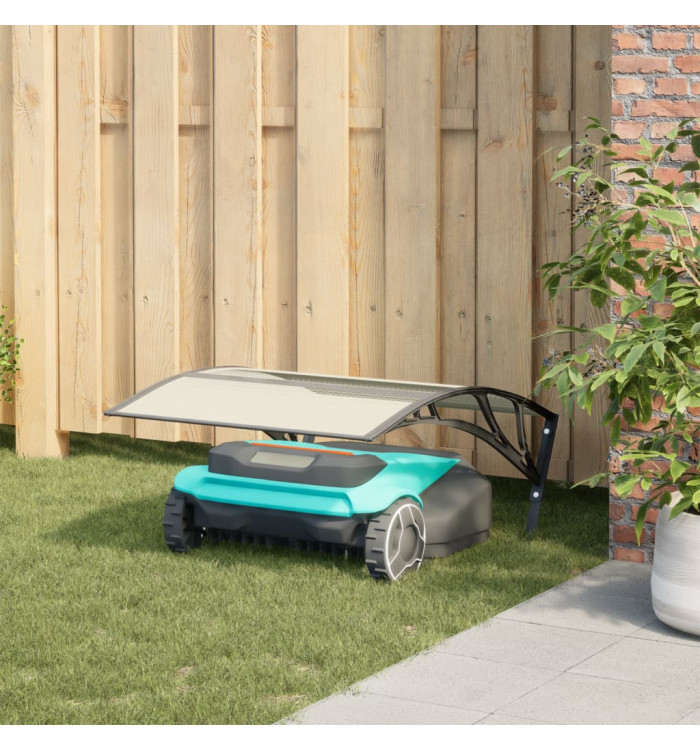 Garage pour robot tondeuse noir 80x101x46 cm | Mobilier & Déco