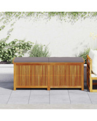Boîte à coussins d'extérieur 150x50x60,5cm bois massif d'acacia | Mobilier & Déco