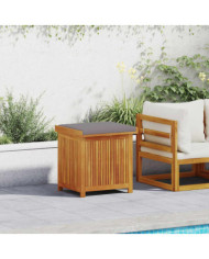 Boîte à coussins d'extérieur 60x50x61 cm bois massif d'acacia | Mobilier & Déco
