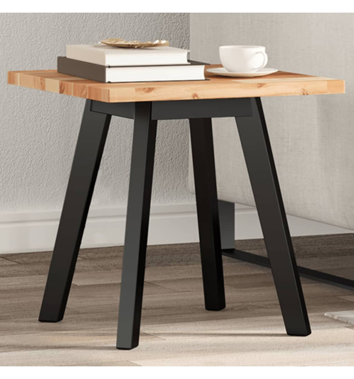Dessus de table carré 40x40x2 cm bois massif d'acacia | Mobilier & Déco
