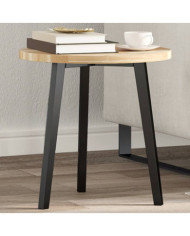 Dessus de table rond Ø40x2 cm bois massif d'acacia | Mobilier & Déco