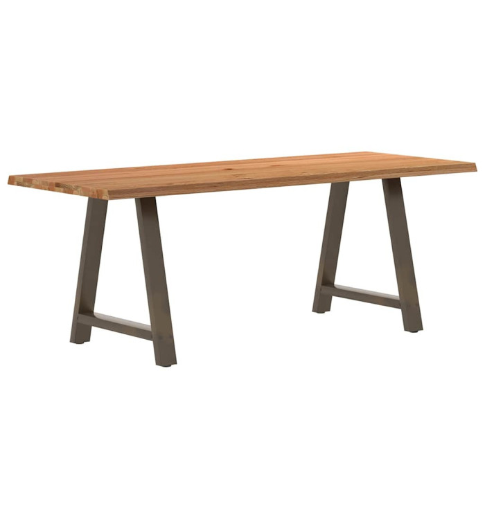 Table à manger et bord naturel bois massif chêne rectangulaire | Mobilier & Déco