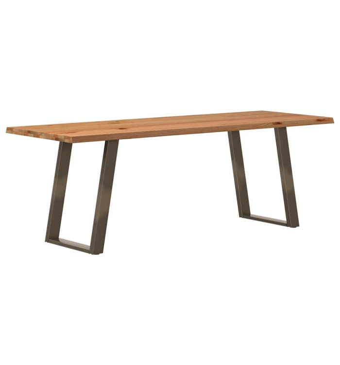 Table à manger et bord naturel bois massif chêne rectangulaire | Mobilier & Déco