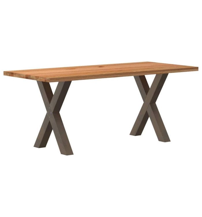 Table à manger et bord naturel bois massif chêne rectangulaire | Mobilier & Déco